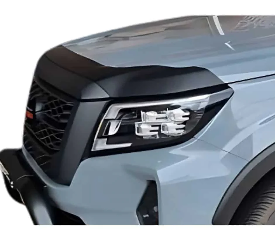 Bonnet guard NISSAN NAVARA PRO4 2021+ stick on Matt black - Image 6