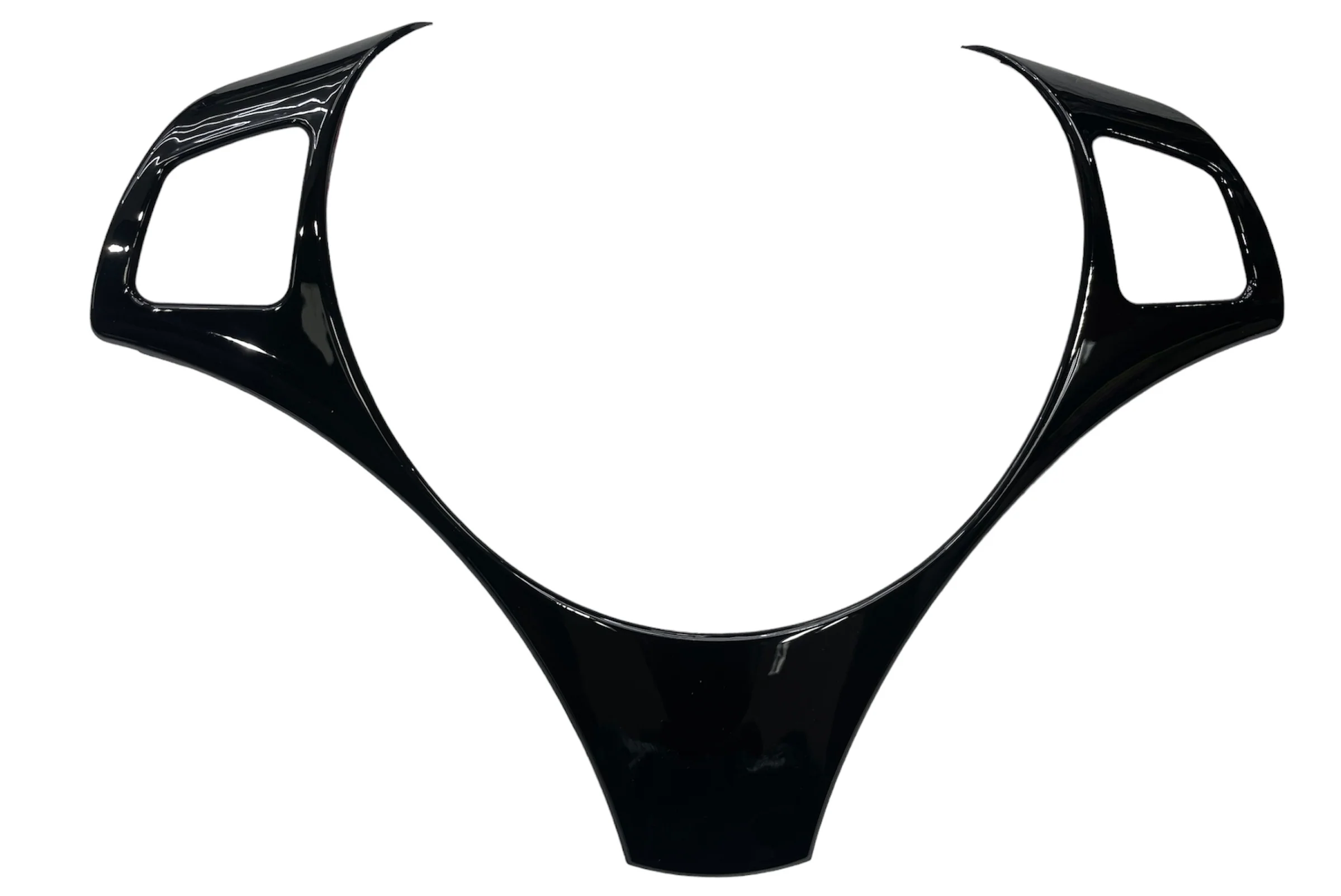 E90 STEERING WHEEL GLOSS BLACK INSERT LOW SPEC