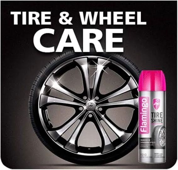 FLAMINGO TYRE SHINE SPRAY 500ml - Image 2