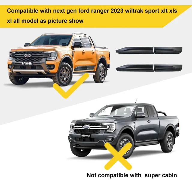 FORD RANGER NEXT GEN 2023 SIDE BODY CLADDING - Image 7