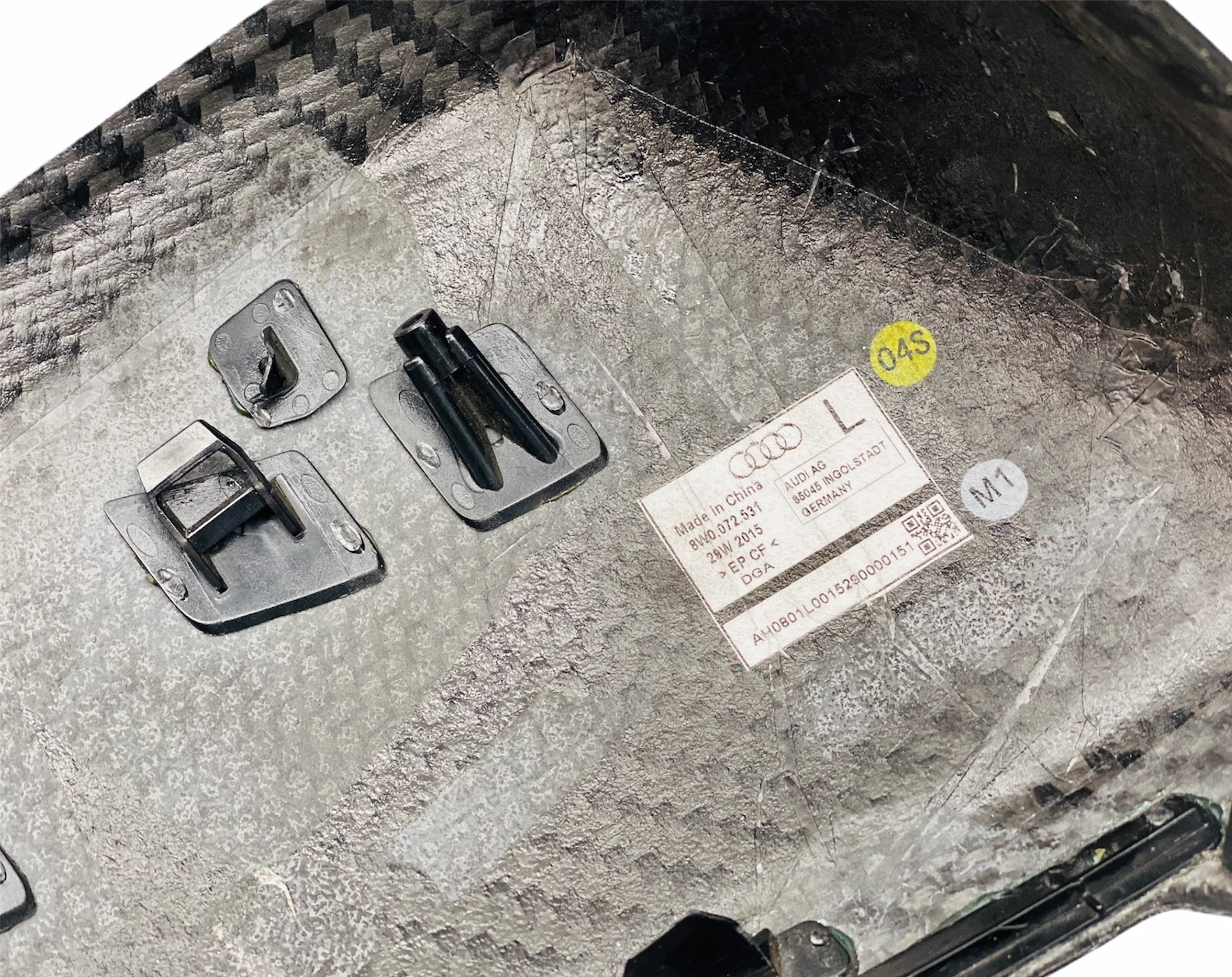 OEM CARBON FIBRE AUDI A4 2015+ MIRROR COVERS - Image 4