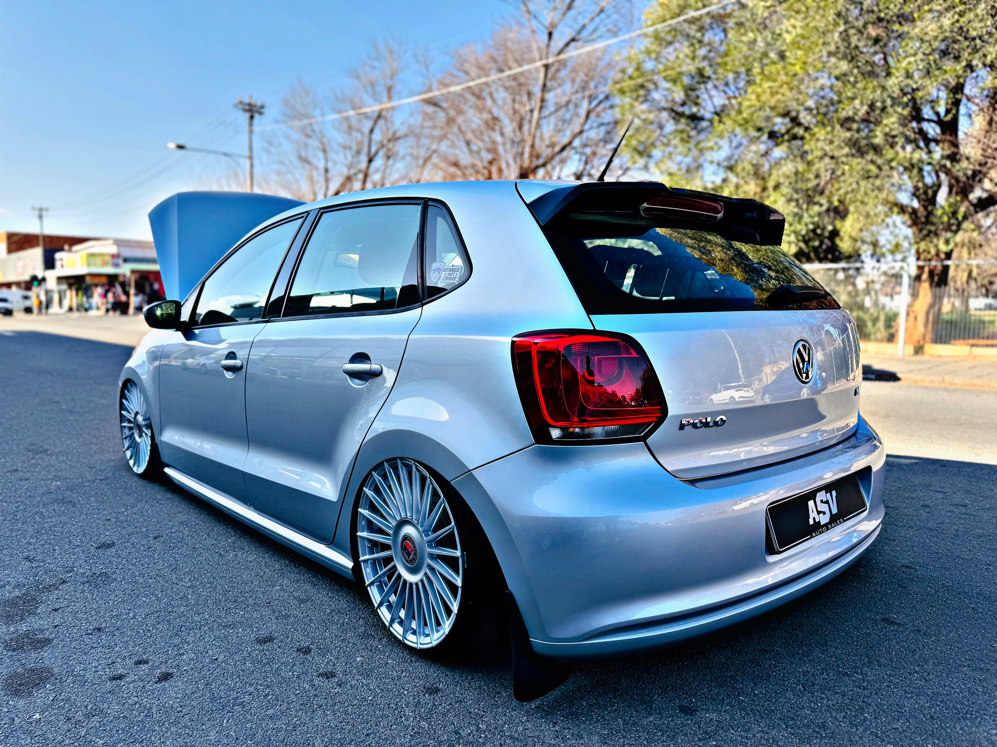 POLO 6 GTI STYLE ADD ON SPOILER GLOSS BLACK - Image 6