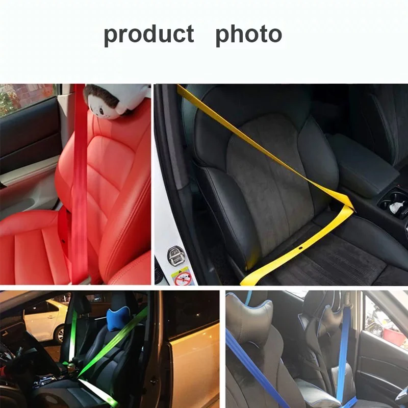 REPLACEMENT SEATBELT STRAP RED - Image 2