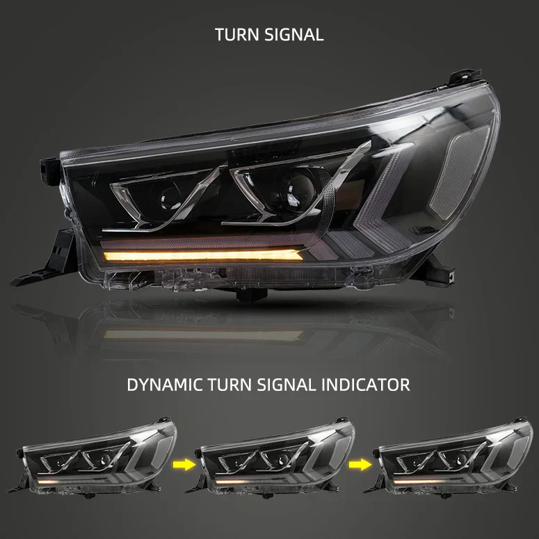 VLAND LED Headlights For 2015-2020 Toyota Hilux Front Lights - Image 6