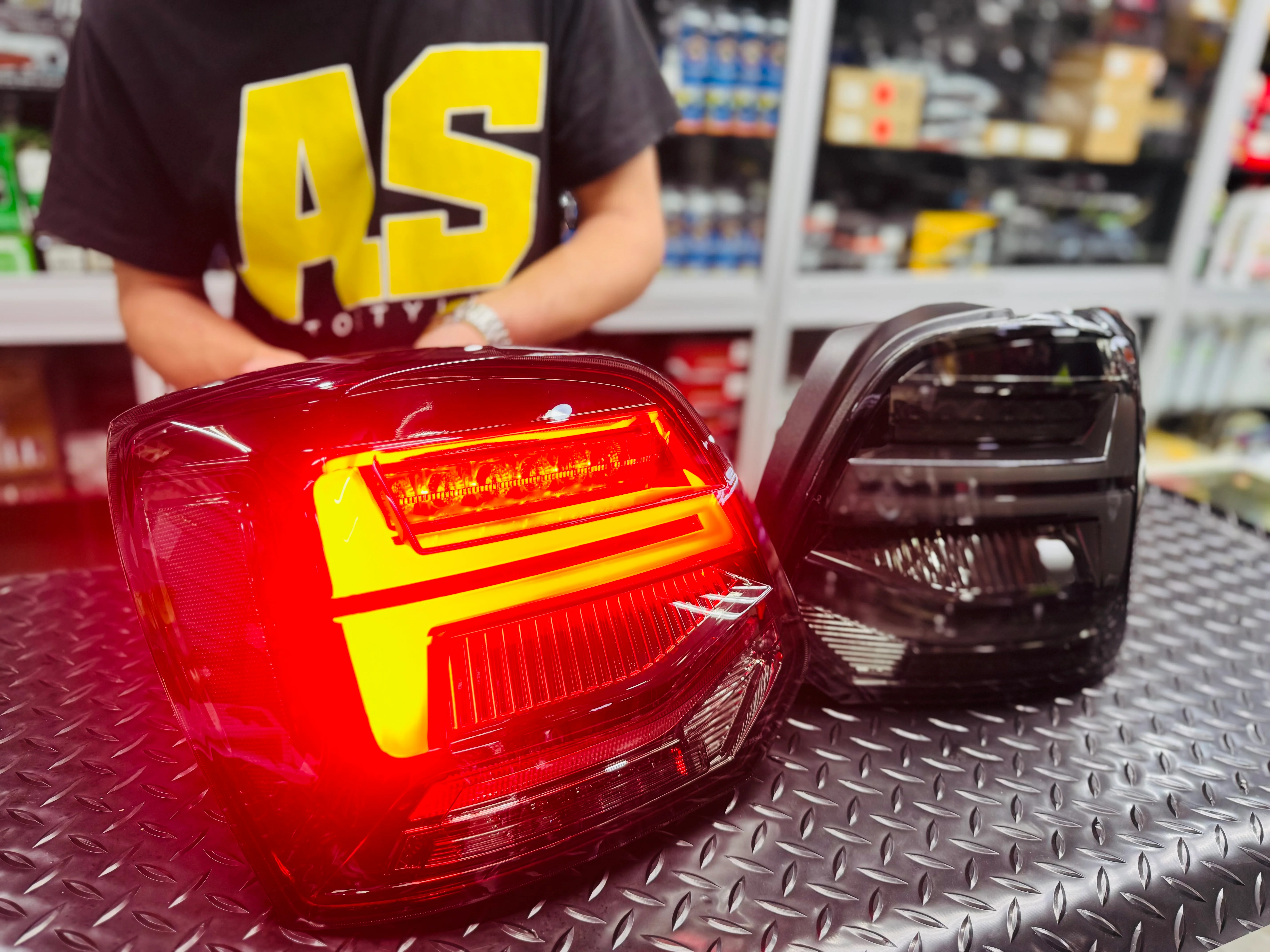 VLAND VW POLO 6 LED TAIL LIGHT Full BLACK SMOKED EDITION - Image 2