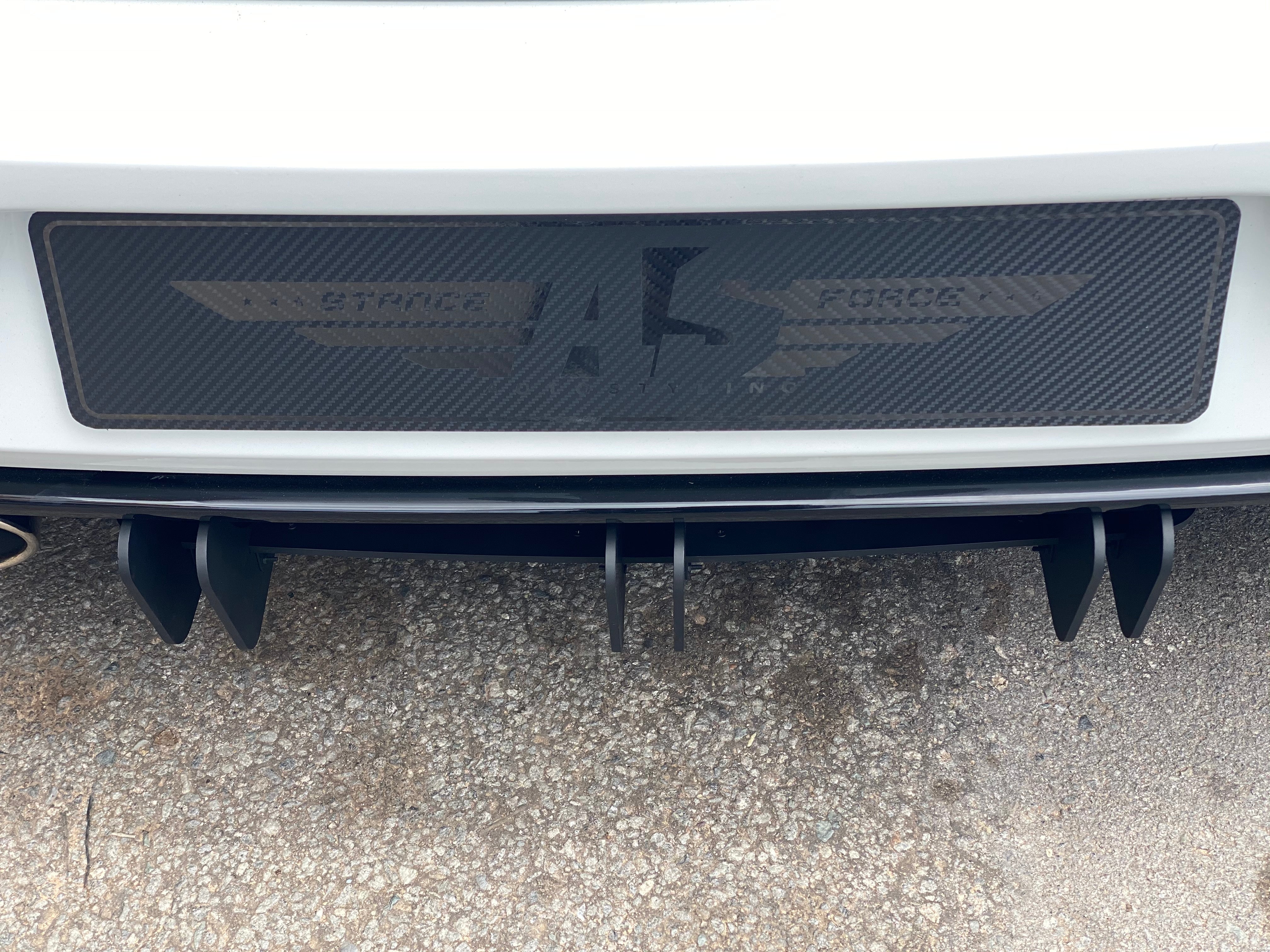 VW GOLF MK 7 / 7.5 REAR DOUBLE SLAT ADD ON DIFFUSER NEW AND IMPROVEDb - Image 4