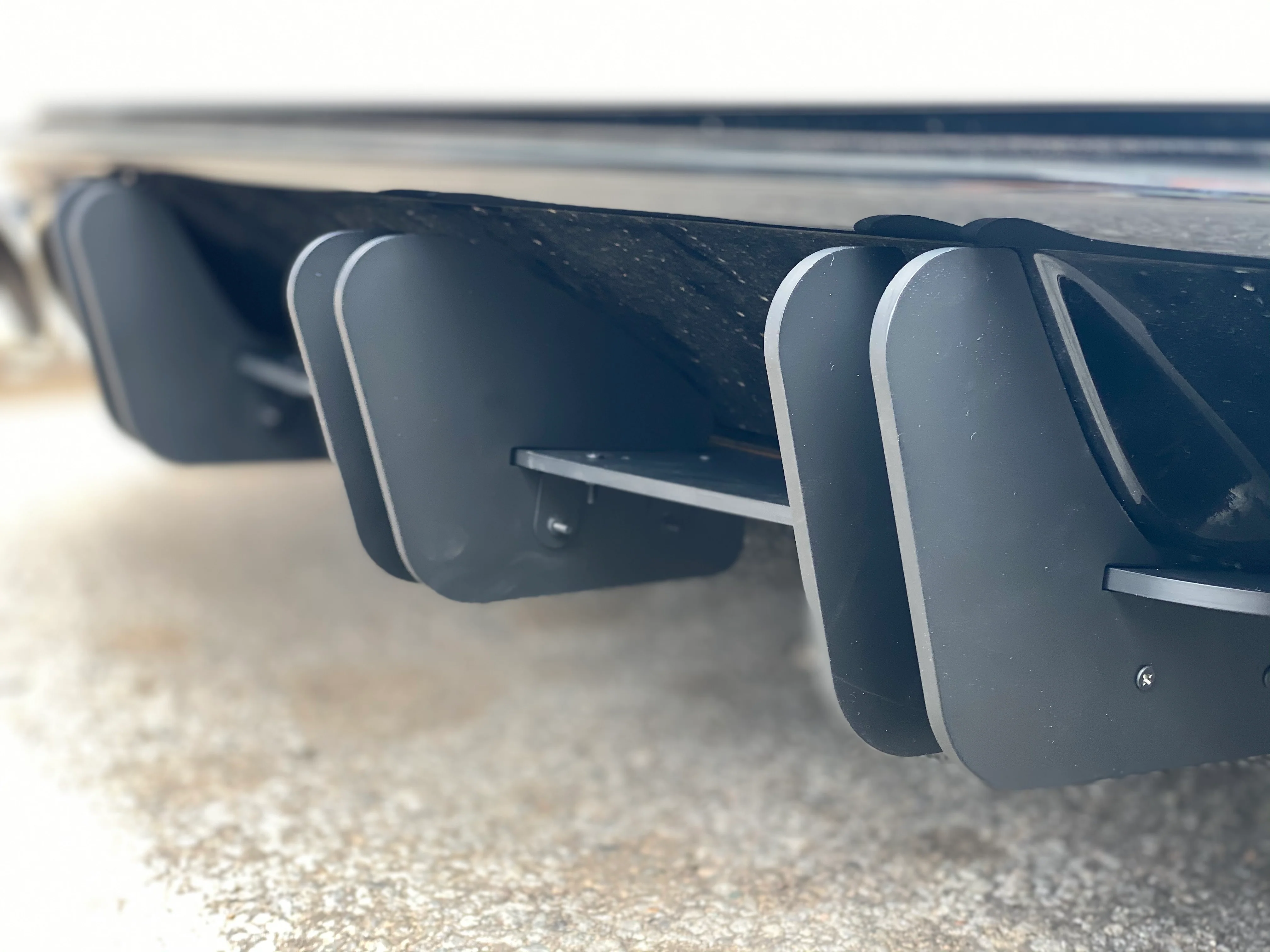 VW GOLF MK 7 / 7.5 REAR DOUBLE SLAT ADD ON DIFFUSER NEW AND IMPROVEDb - Image 8