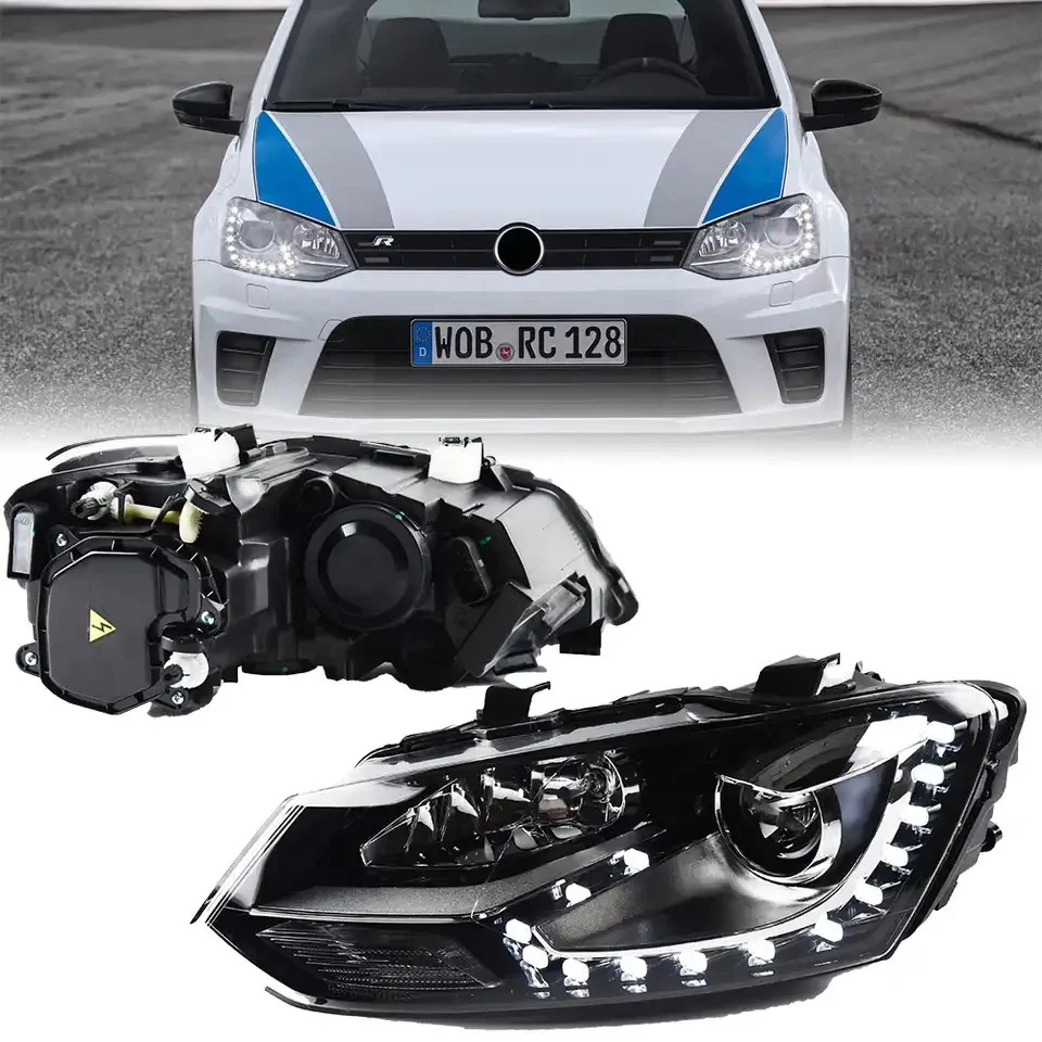 VW POLO 6 GTI LED HEADLIGHT( HALOGEN ) - Image 2