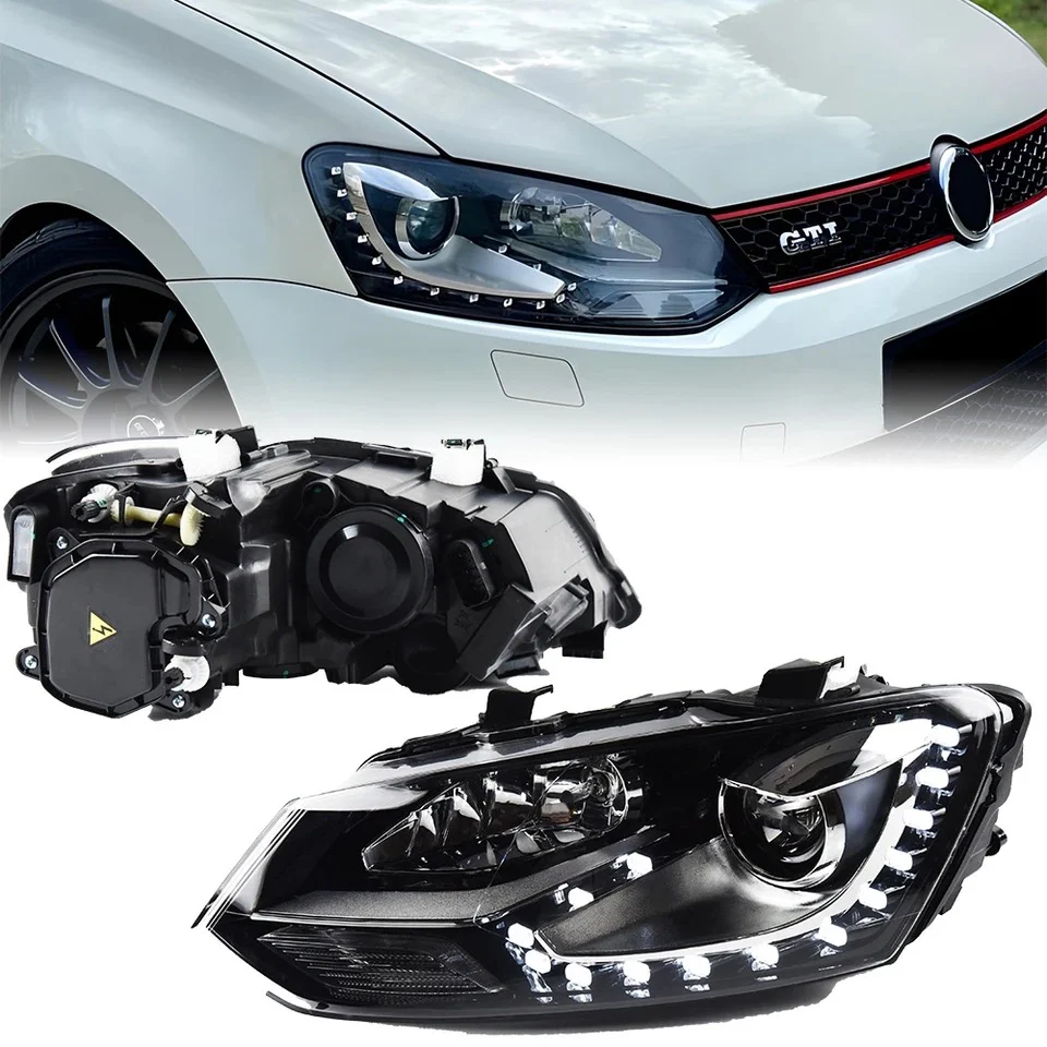 VW POLO 6 GTI LED HEADLIGHT( HALOGEN ) - Image 3