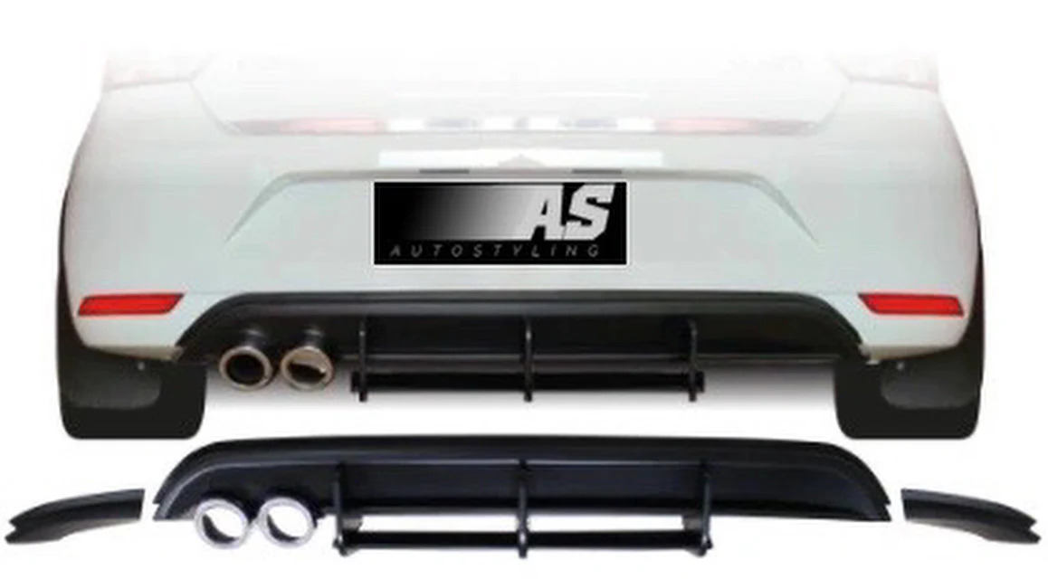 VW POLO 6 TSI TO GTI REAR DIFFUSER - Image 9